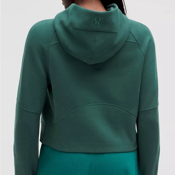 lululemon oversized half zip hoodie emerald green - Picture 2 of 3